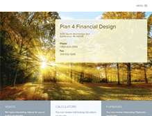 Tablet Screenshot of plan4fin.com
